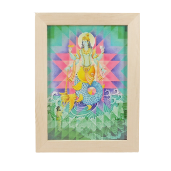 Zdjęcie w ramce - Matsya Dev 15 x 21 cm